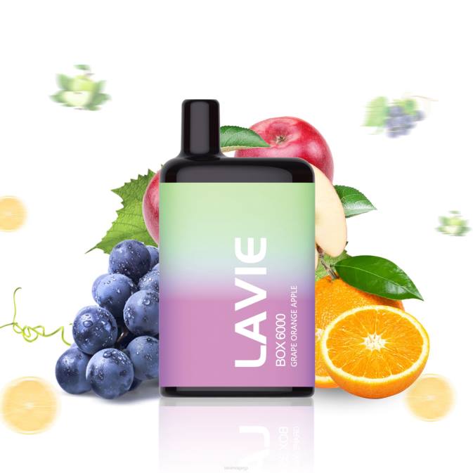 ブドウ オレンジ リンゴ LAVIE BOX 6000パフ 260P202 | Lavie Vape Tokyo